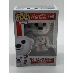 Funko Pop Coca-Cola Polar Bear with Cub #241 Ad Icons Vinyl Figure Christmas